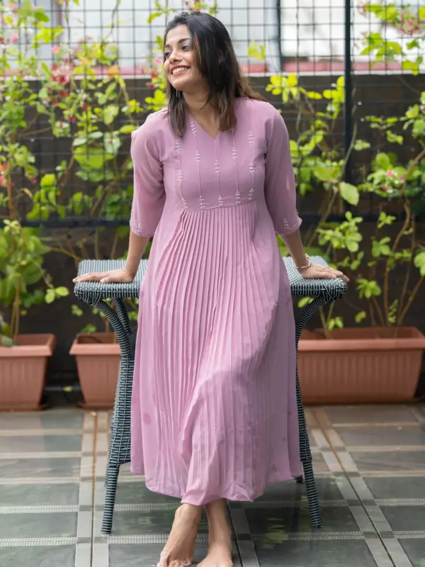 Peach Glow Kurti