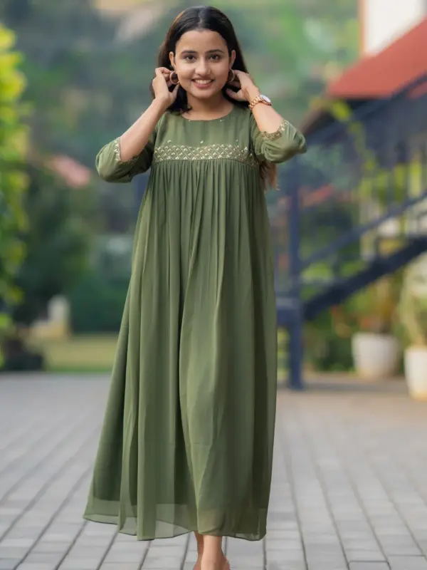 Olive Charm Kurti